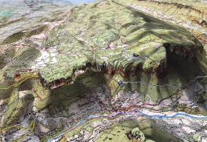 hydrogeologie carte 3d presles