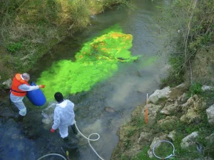 tracage cours d eau deversement colorant traceur 2