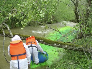 tracage cours d eau deversement colorant traceur 4